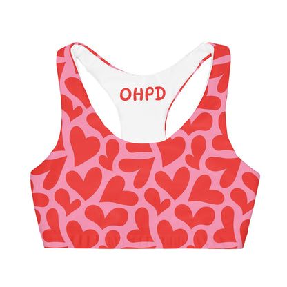 Youth Hearts Sports Bra