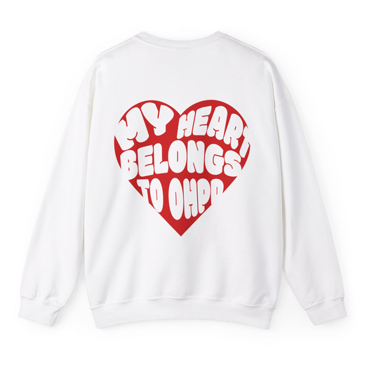 Adult My Heart Belongs to OHPD Crewneck