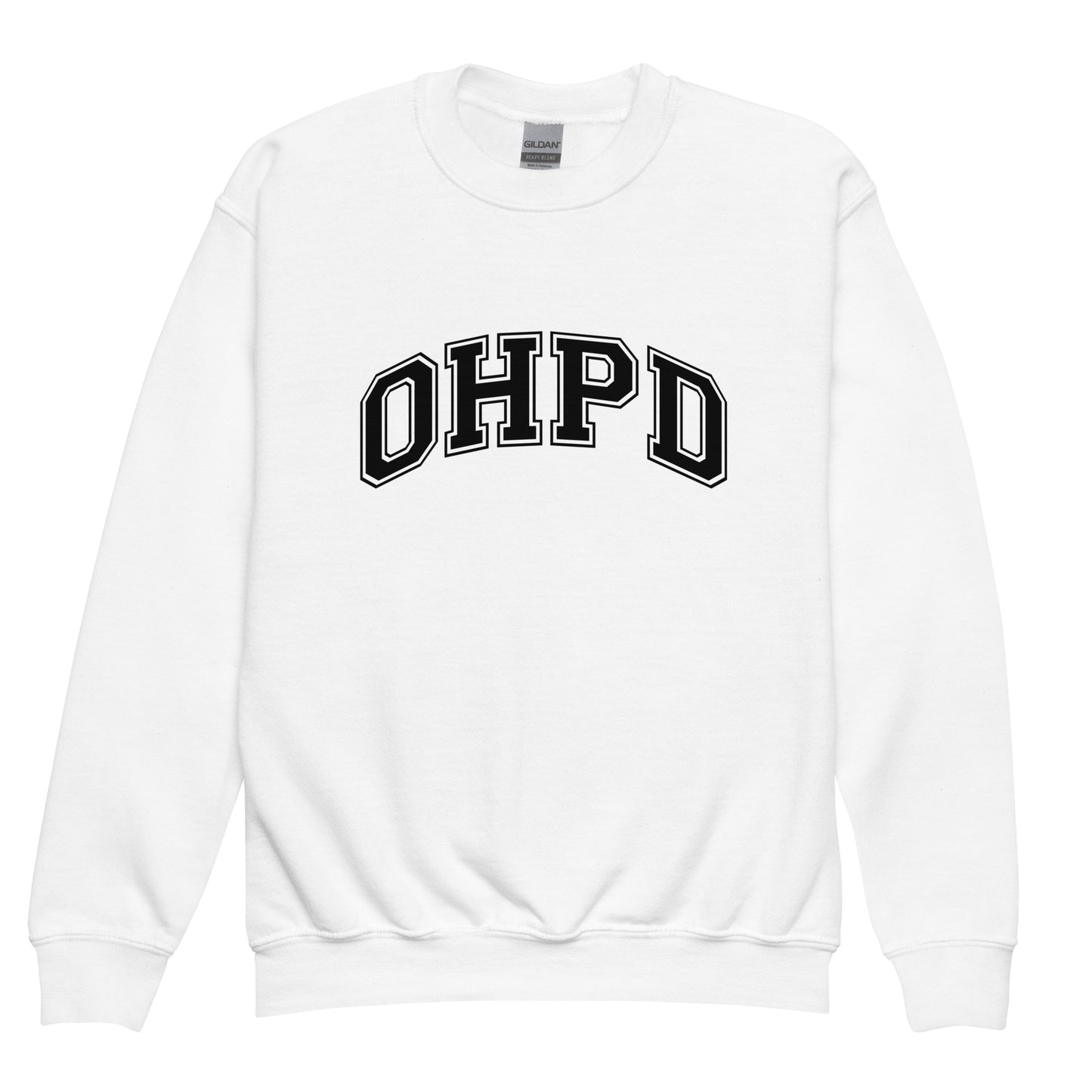 Youth OHPD Crewneck Sweatshirt White