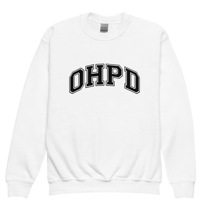 Youth OHPD Crewneck Sweatshirt White